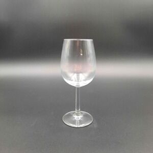 Vintage Clear Wine Glass with Tapered Bowl‎ and Thin Stem – 6.25" Tall